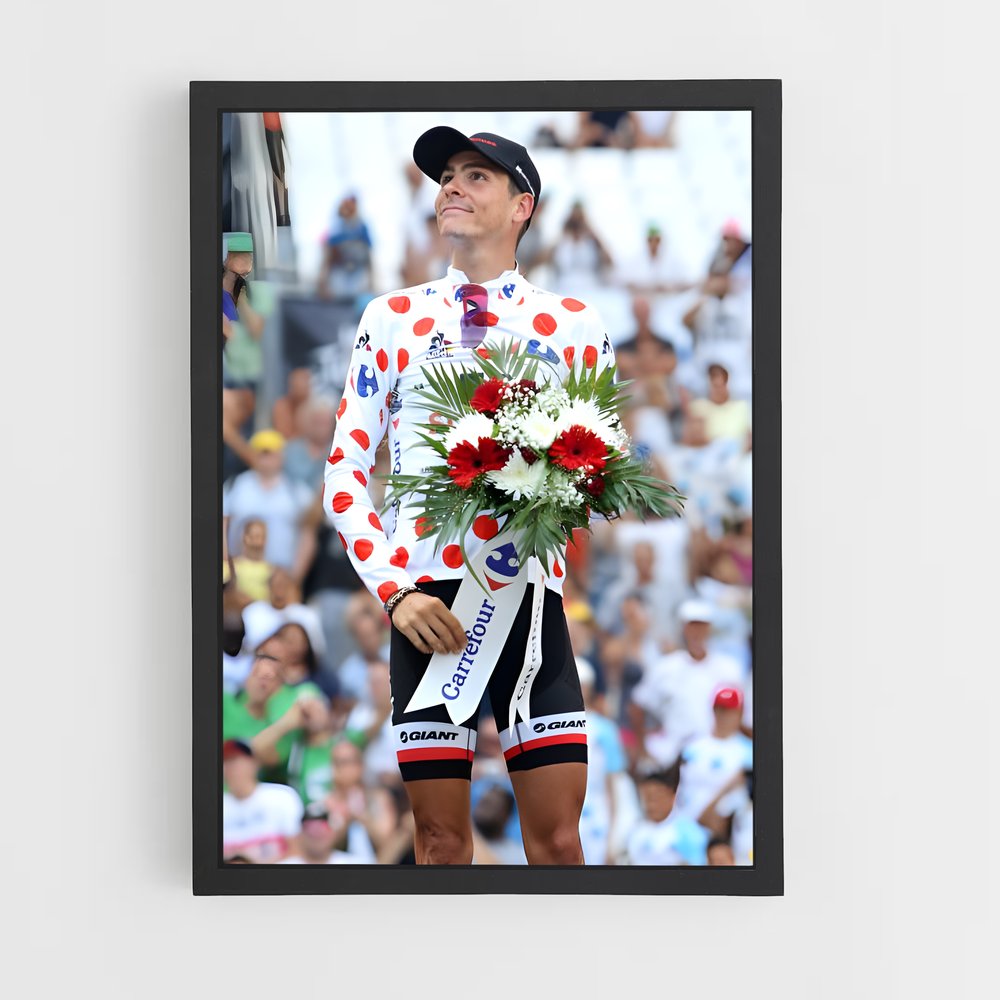 Poster Victoire Olympique – affiche Cyclisme (vue 2)